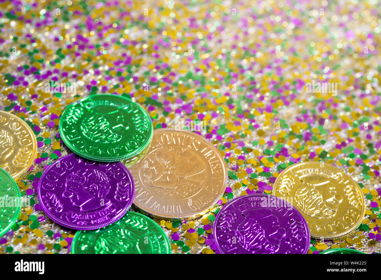 mardi gras doubloons