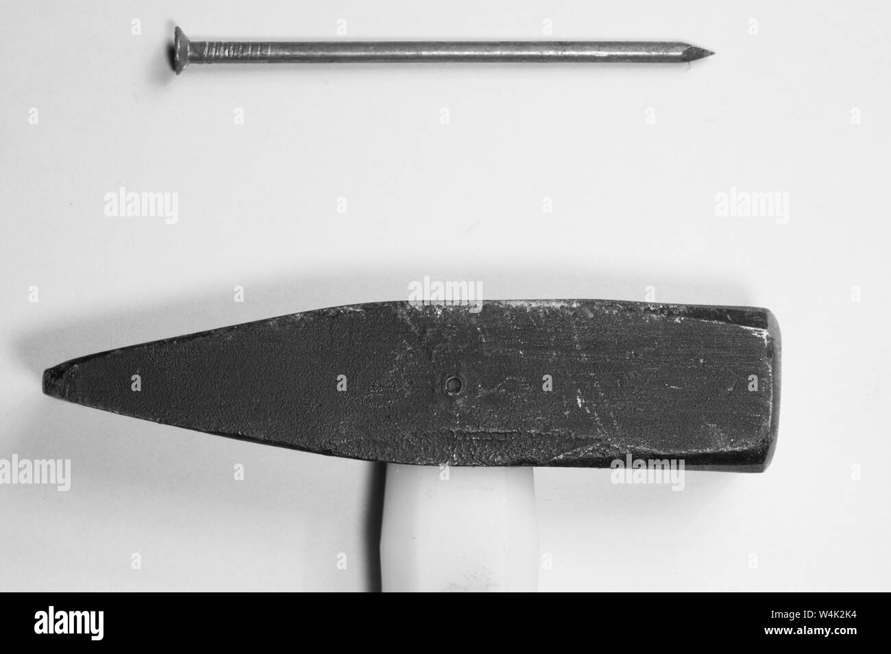 Hammer and nail Black and White Stock Photos & Images Alamy