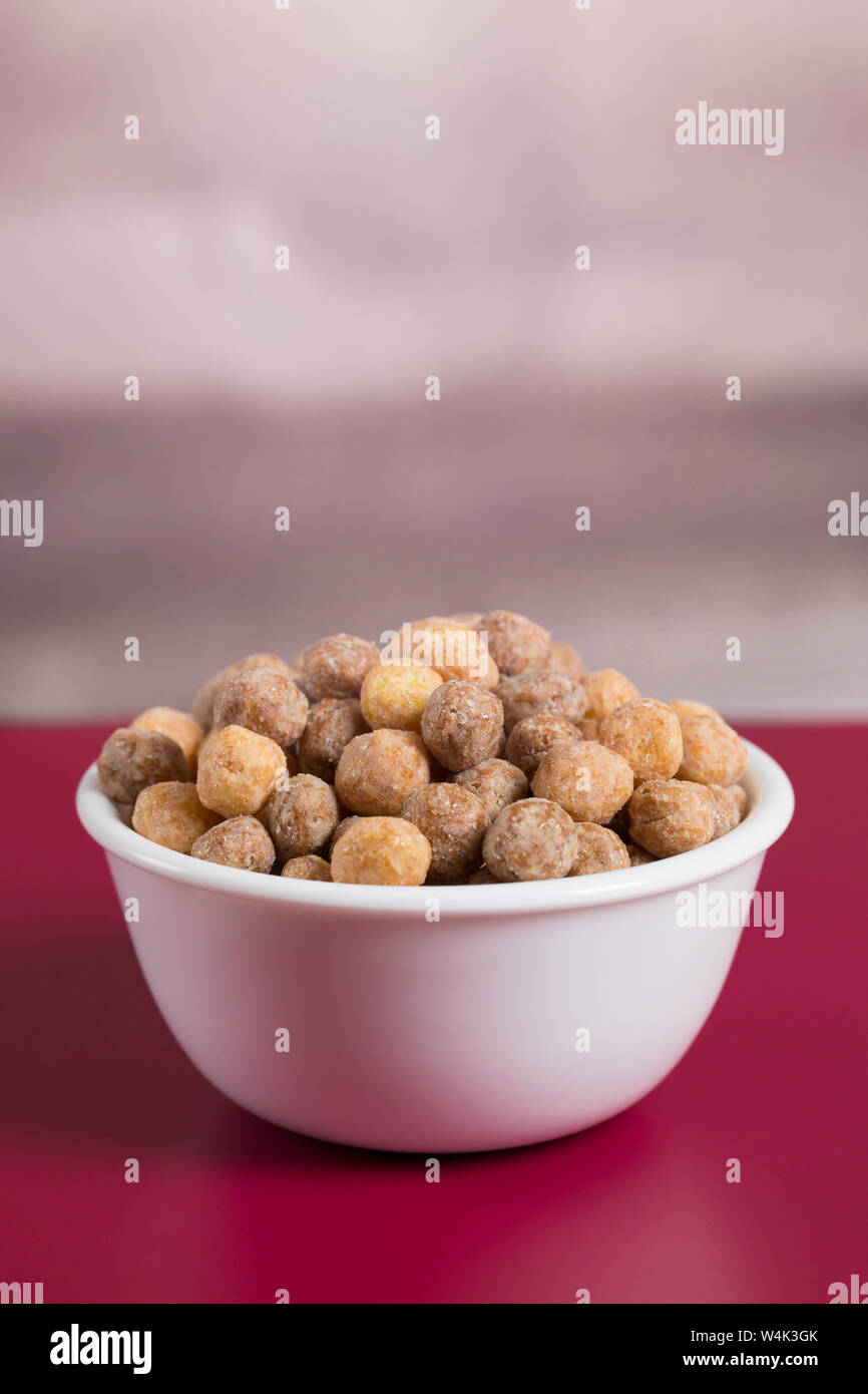 Peanut Butter Flavored Cereal Stock Photo Alamy