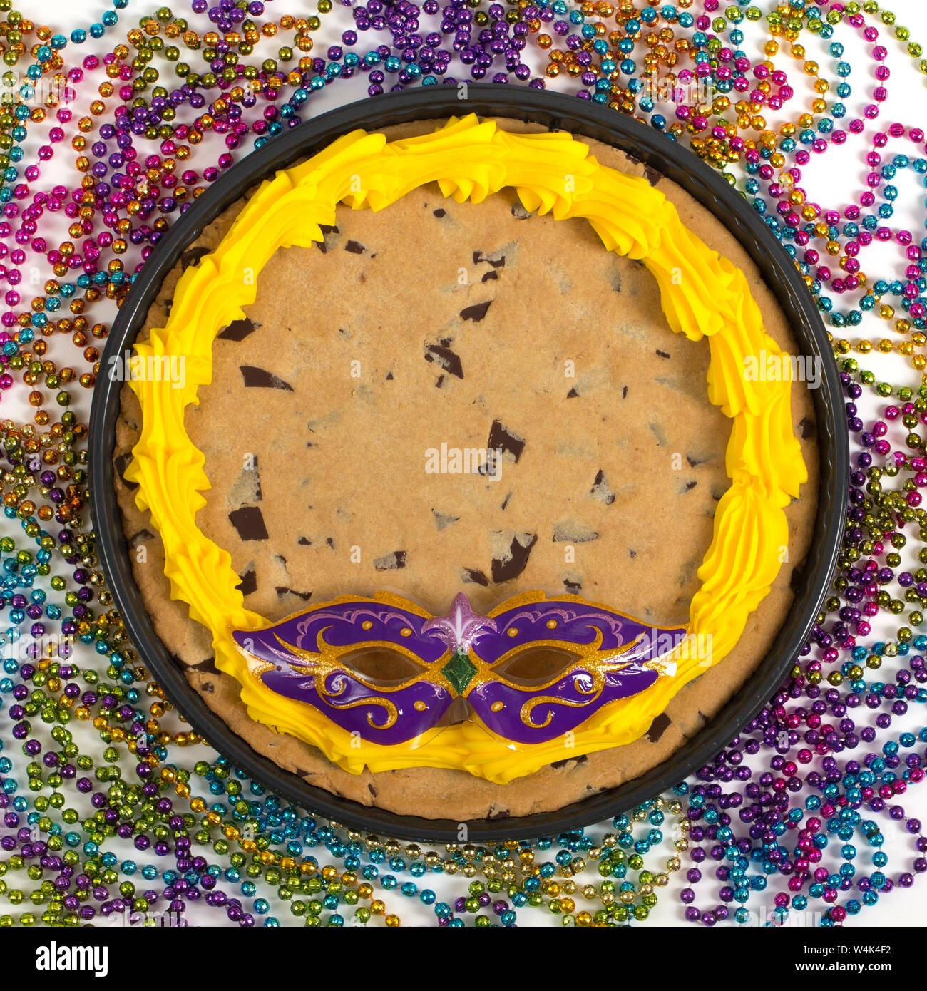 mardi gras cookie cake