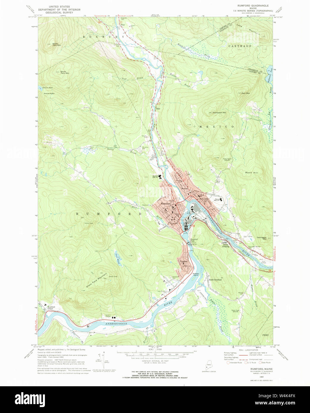 Map of rumford hires stock photography and images Alamy