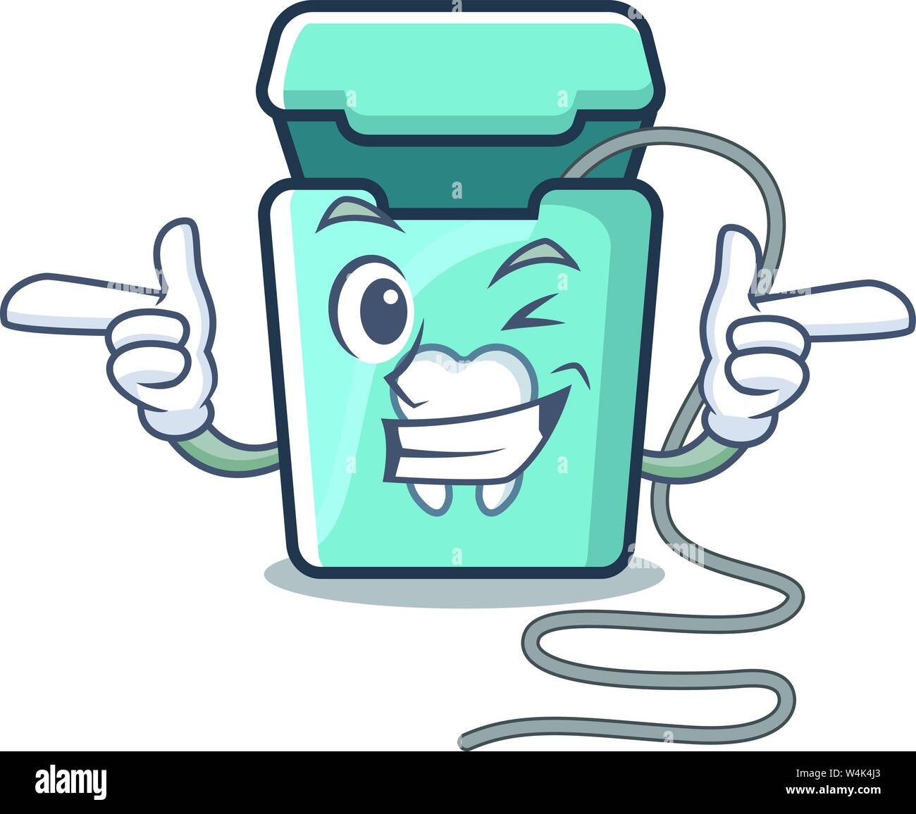 Wink dental floss in the cartoon shape vector illustration Stock Vector Image & Art - Alamy Wink dental floss in the cartoon shape vector illustration Stock Vector Image & Art - Alamy