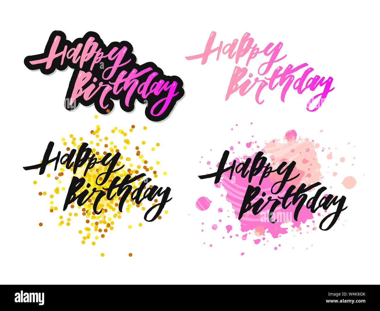 Featured image of post Modern Calligraphy Lettering Happy Birthday Font