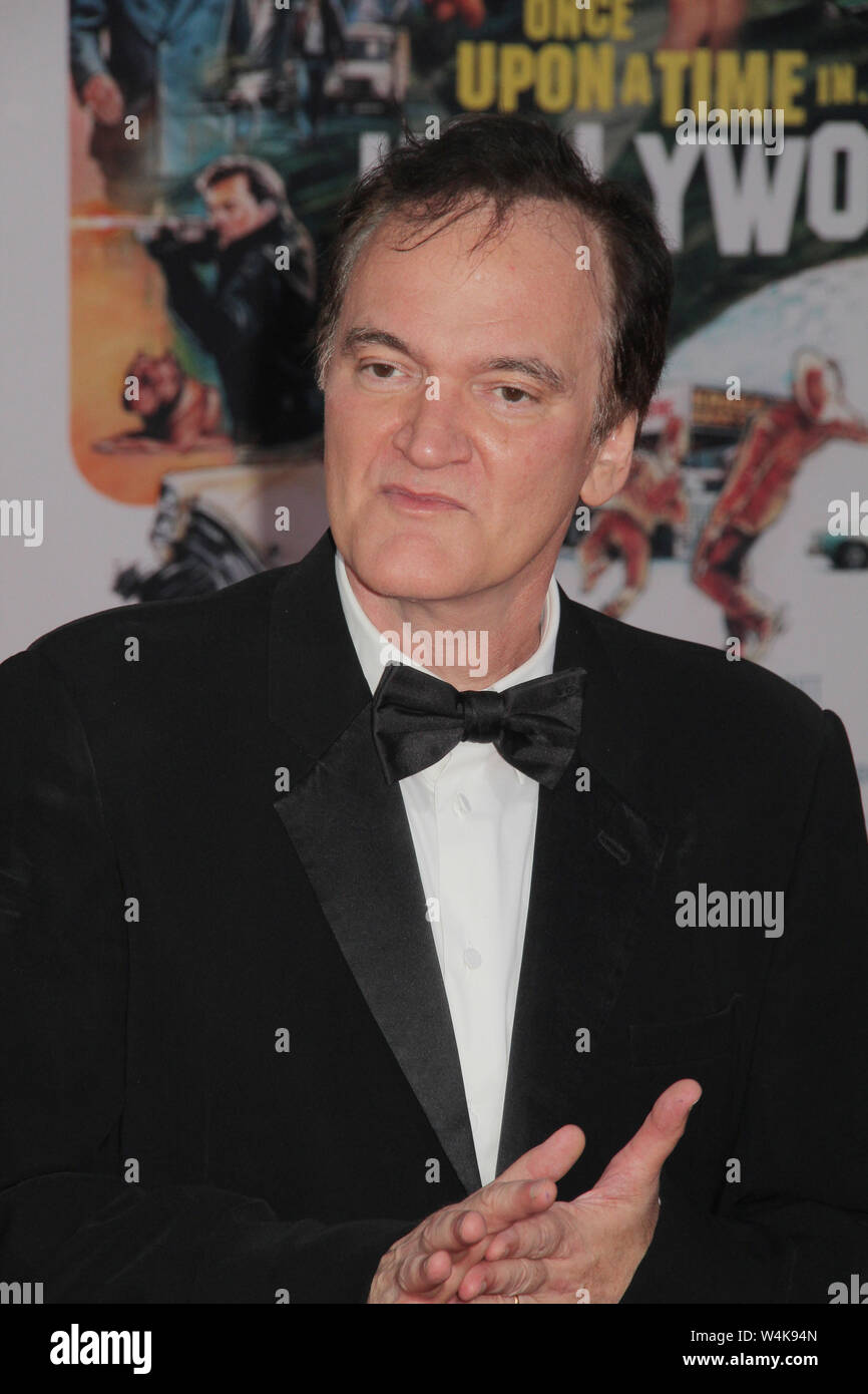Quentin Tarantino  07/22/2019 The Los Angeles Premiere of 'Once Upon A Time In Hollywood' held at the TCL Chinese Theatre in Los Angeles, CA   Photo: Cronos/Hollywood News Stock Photo