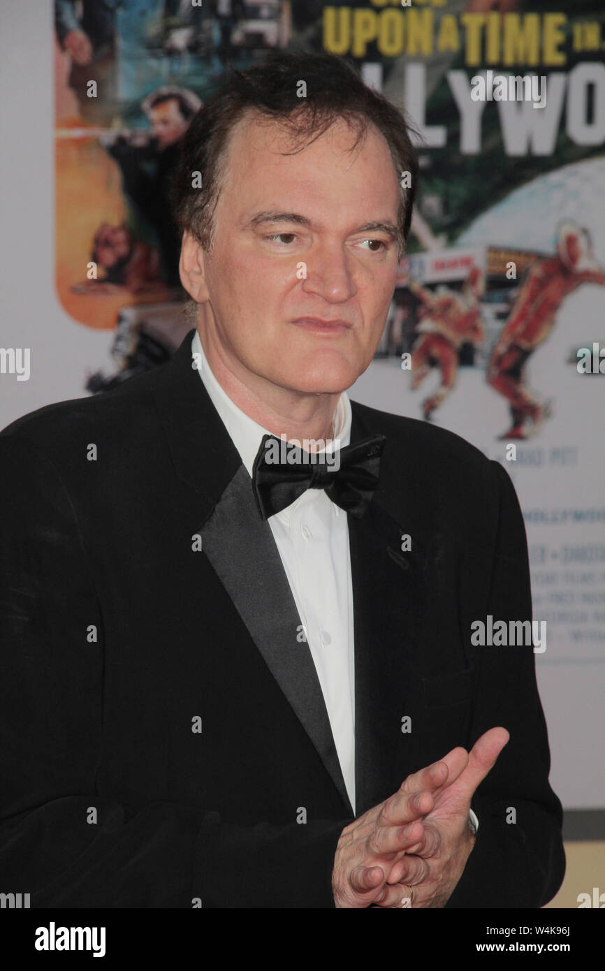 Quentin Tarantino  07/22/2019 The Los Angeles Premiere of 'Once Upon A Time In Hollywood' held at the TCL Chinese Theatre in Los Angeles, CA   Photo: Cronos/Hollywood News Stock Photo