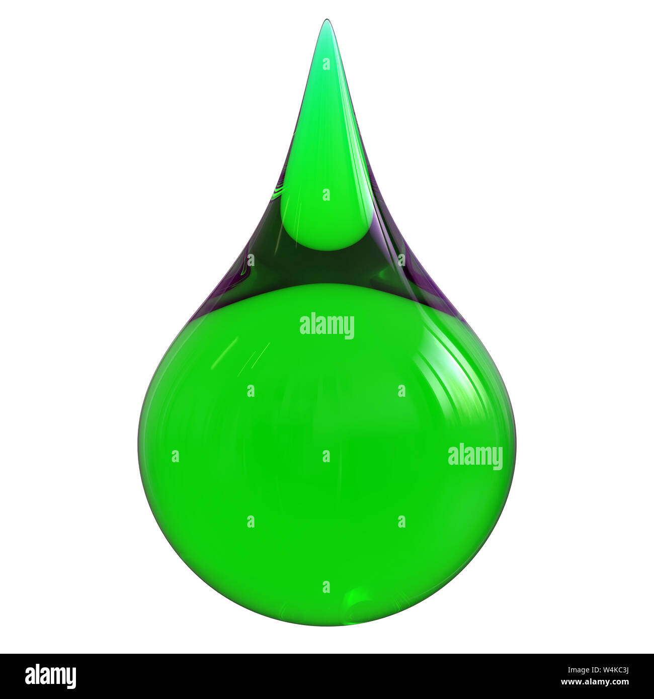 Green poison drop oil droplet toxin glossy translucent. Liquid danger