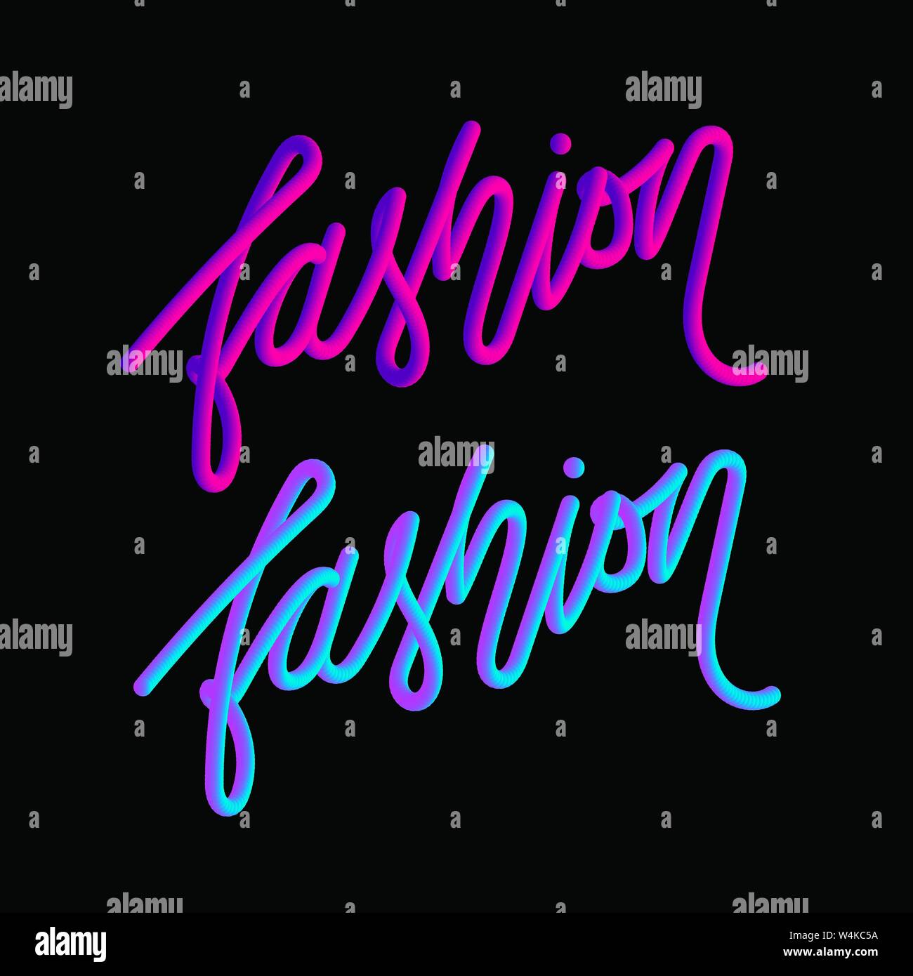 Fashion 3D slogan modern Fashion Slogan for T-shirt graphic vector