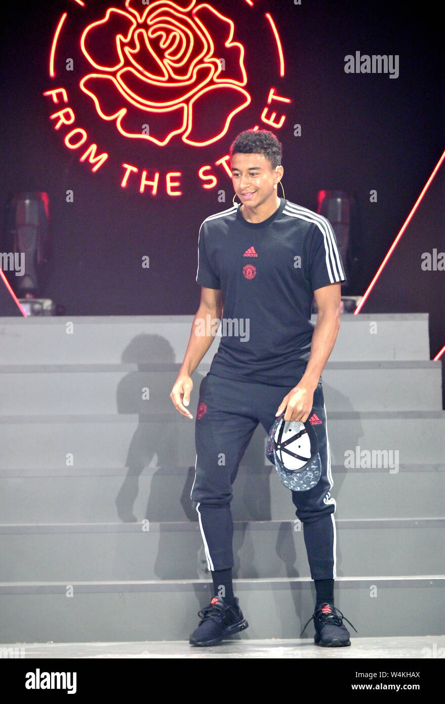 Jesse Lingard of Manchester United F.C. of Premier League attends a  promotional event for adidas during 2019 pre-season tour in Shanghai,  China, 23 July 2019 Stock Photo - Alamy