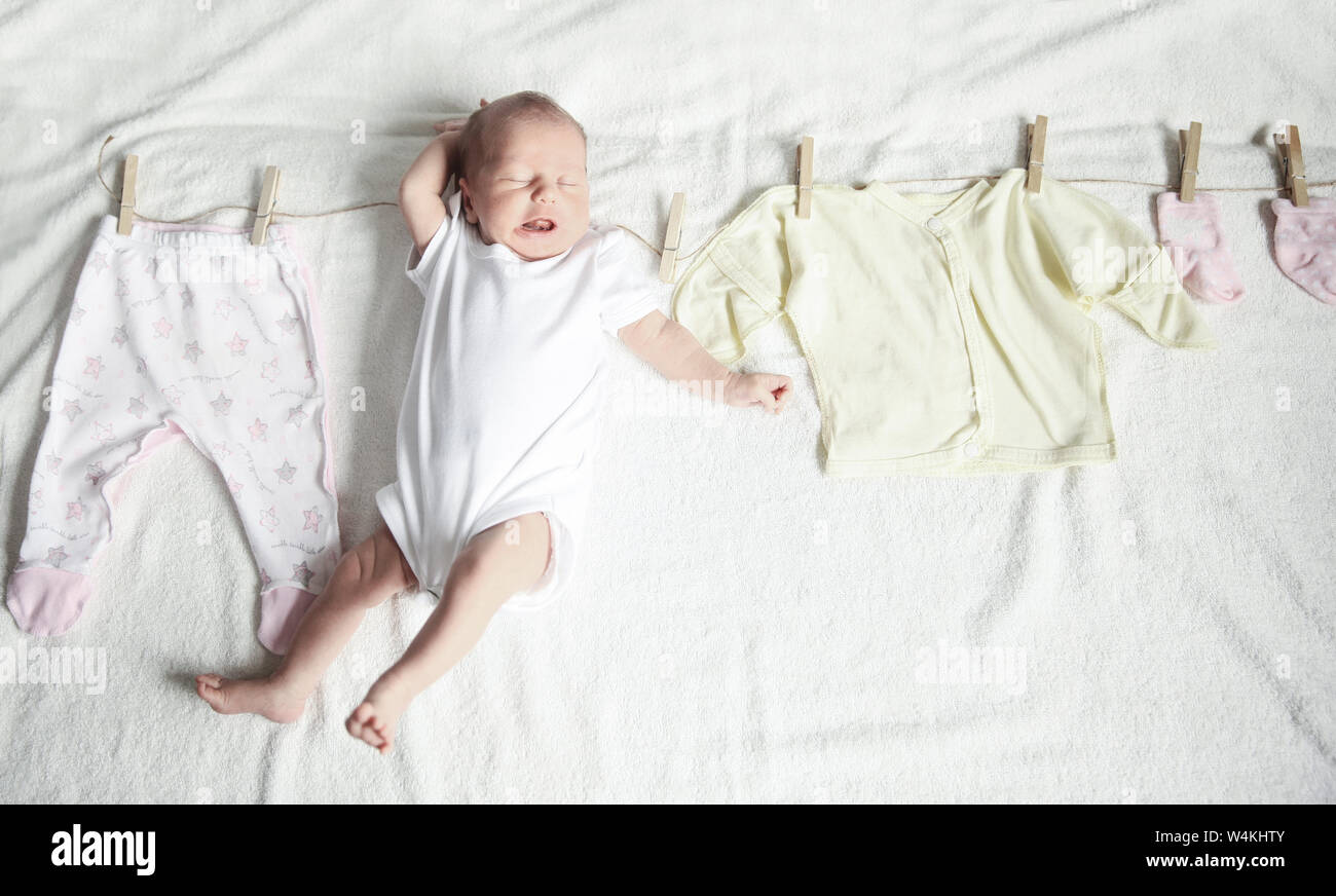 white newborn pajamas