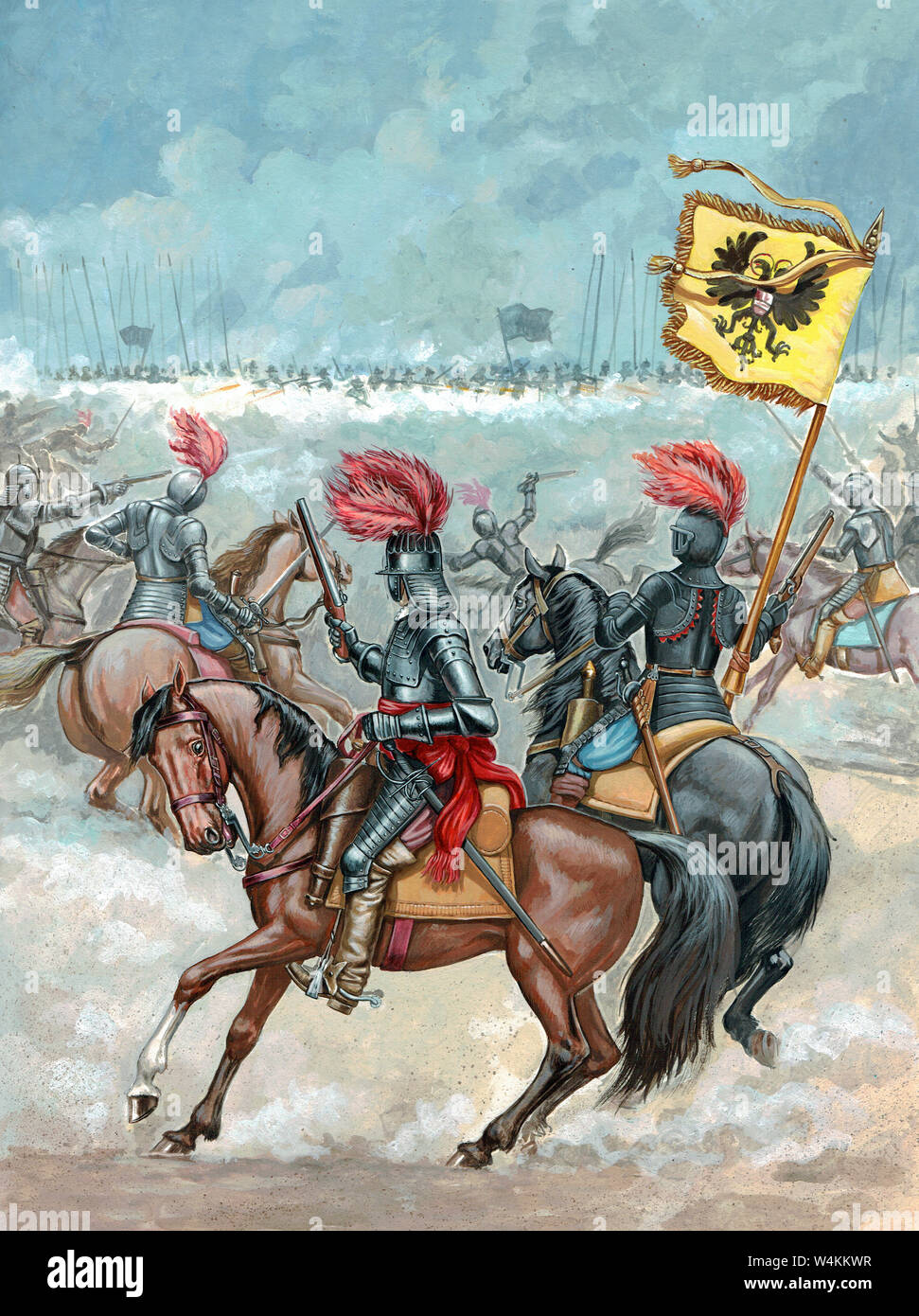 Cuirassier Of The Thirty Years War High Resolution Stock Photography