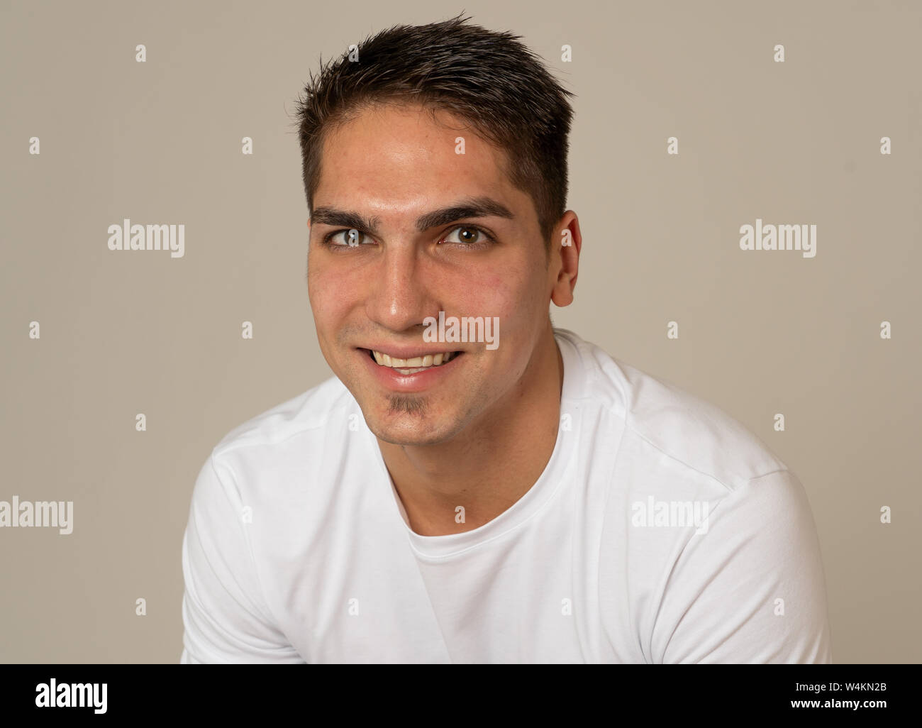 Portrait Of Attractive Young Model With Happy Face And Beautiful Smile 