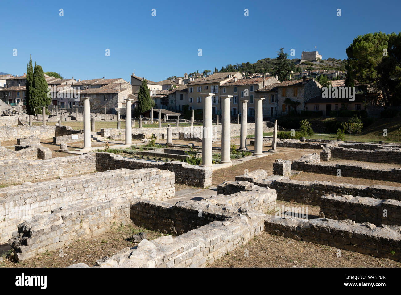 The Roman ruins, Vaison-la-Romaine, Vaucluse department, Provence-Alpes-Côte d'Azur, France, Europe Stock Photo