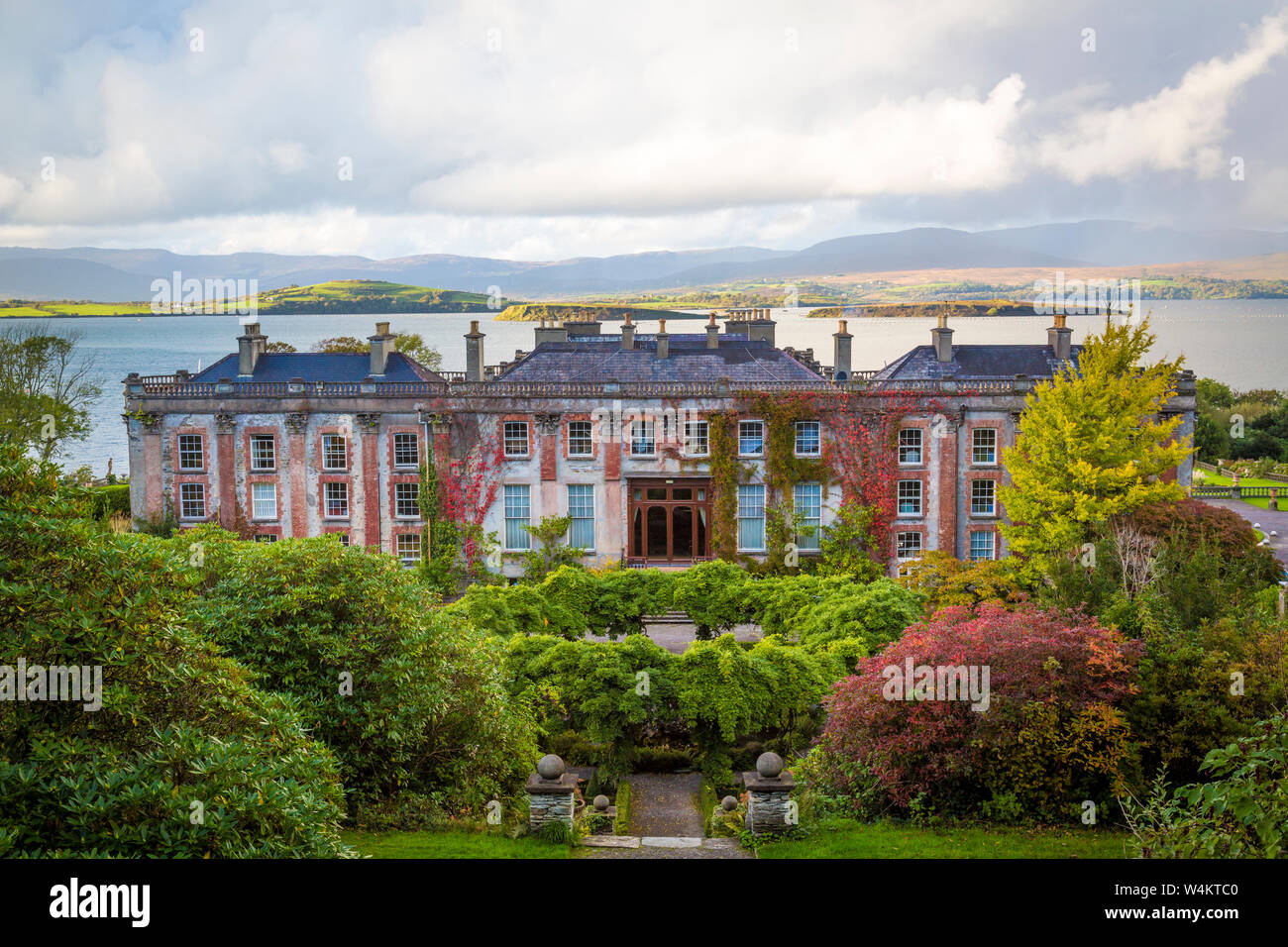 Bantry House and Gardens at Bantry Bay, West Cork, Co Cork, Ireland Stock Photo