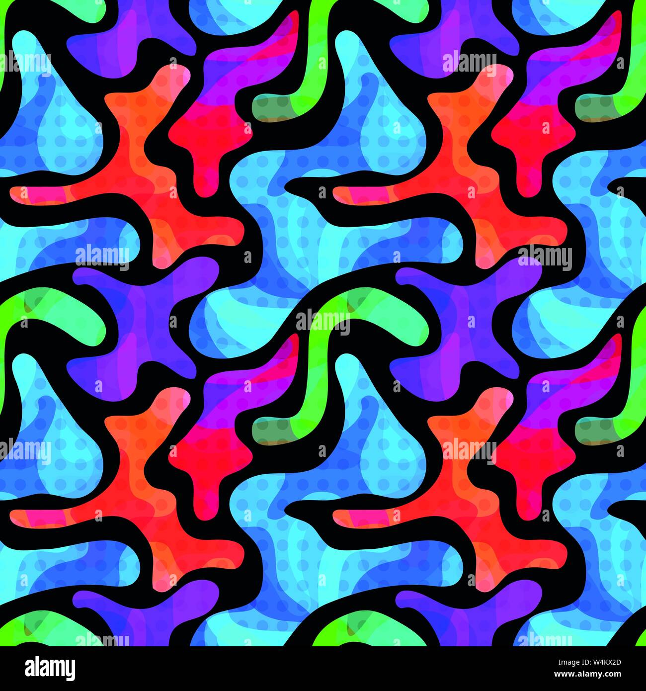 graffiti color seamless pattern grunge effect vector illustration Stock ...