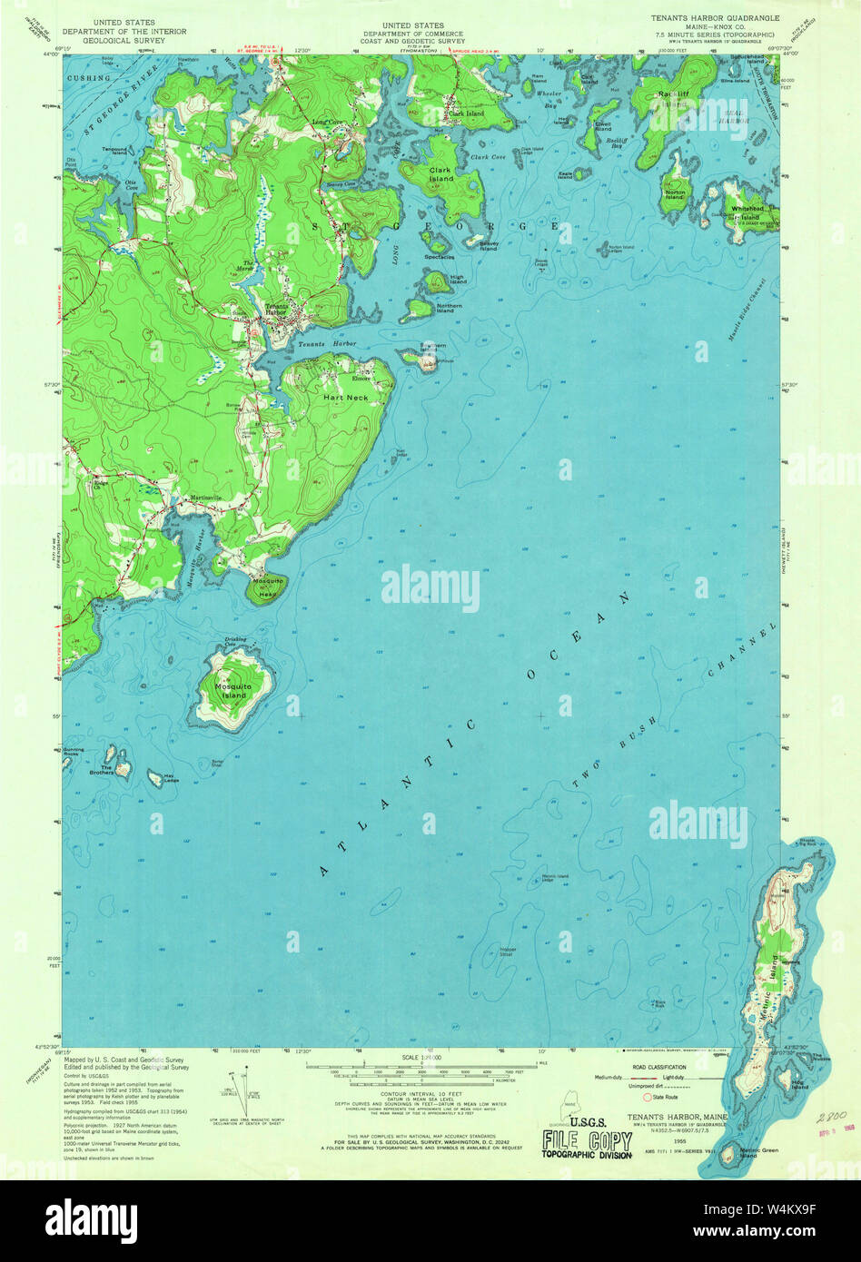 Tenants Harbor Maine Map Tenants Harbor Maine High Resolution Stock Photography And Images - Alamy