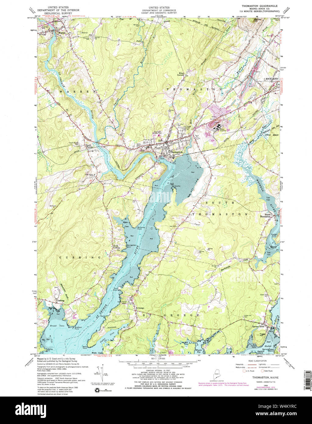 Map of thomaston Cut Out Stock Images & Pictures Alamy