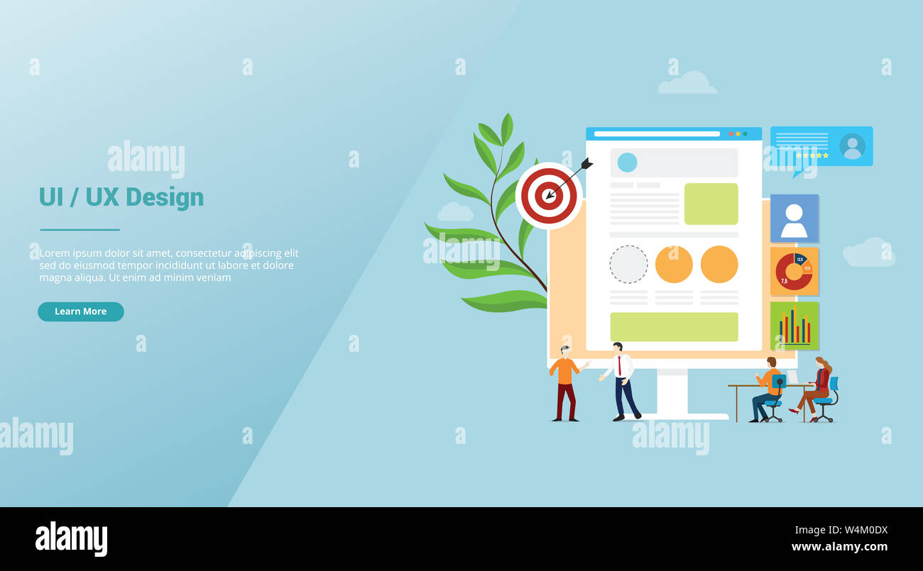 ui ux user interface and user experience design concept development ...