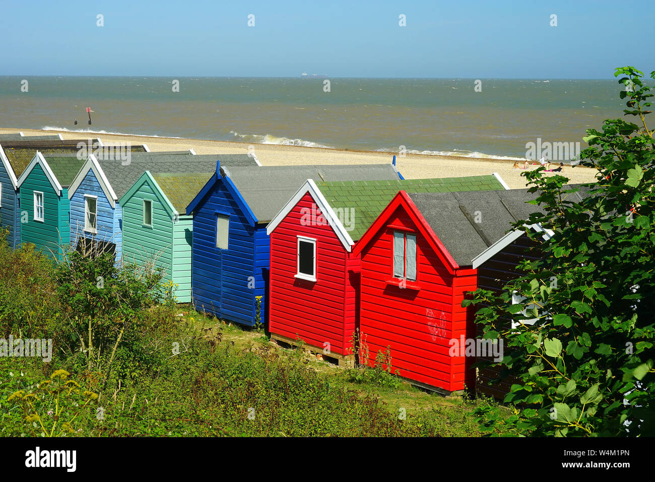 Beach huts at Southwold Stock Photo Alamy