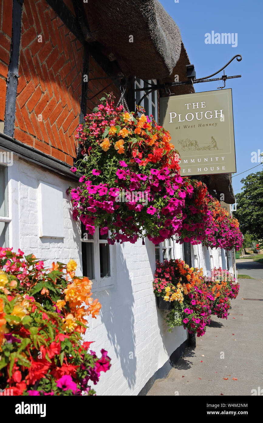 An exterior view of The Plough Inn, Church Street, West Hanney, Wantage