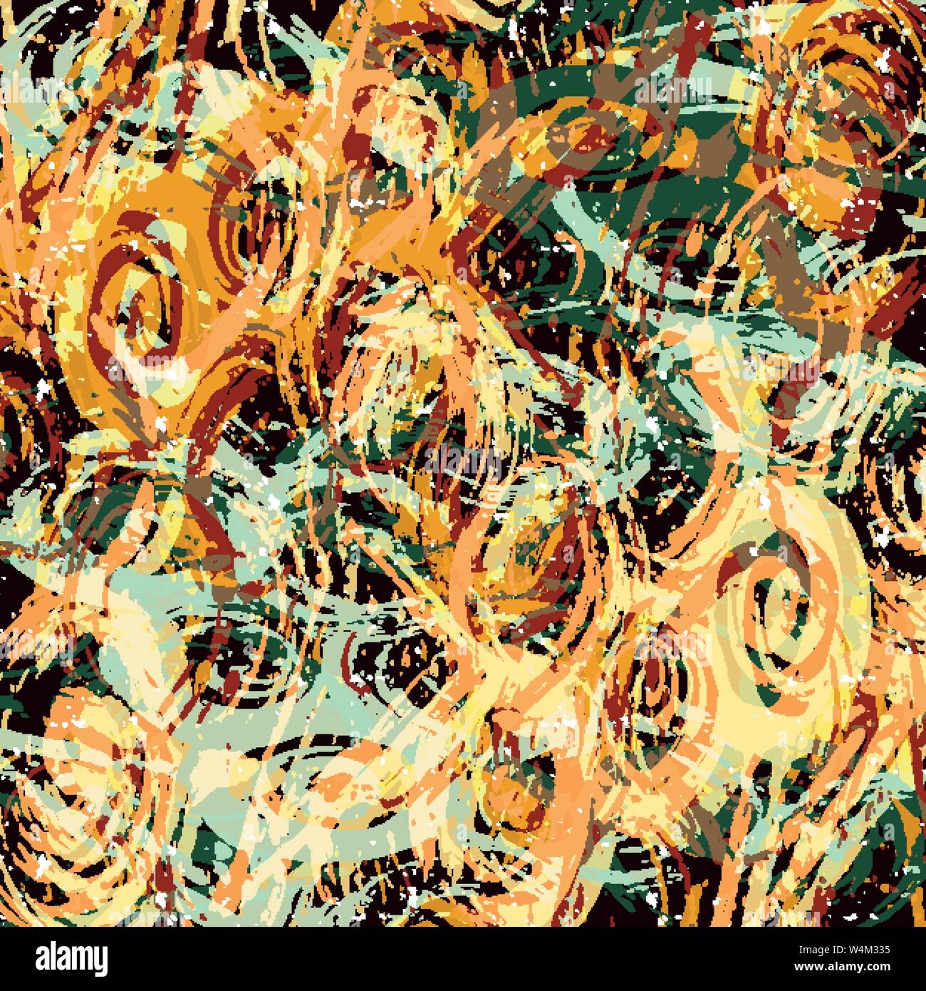 Beautiful abstract gentle graffiti pattern vector illustration Stock Vector