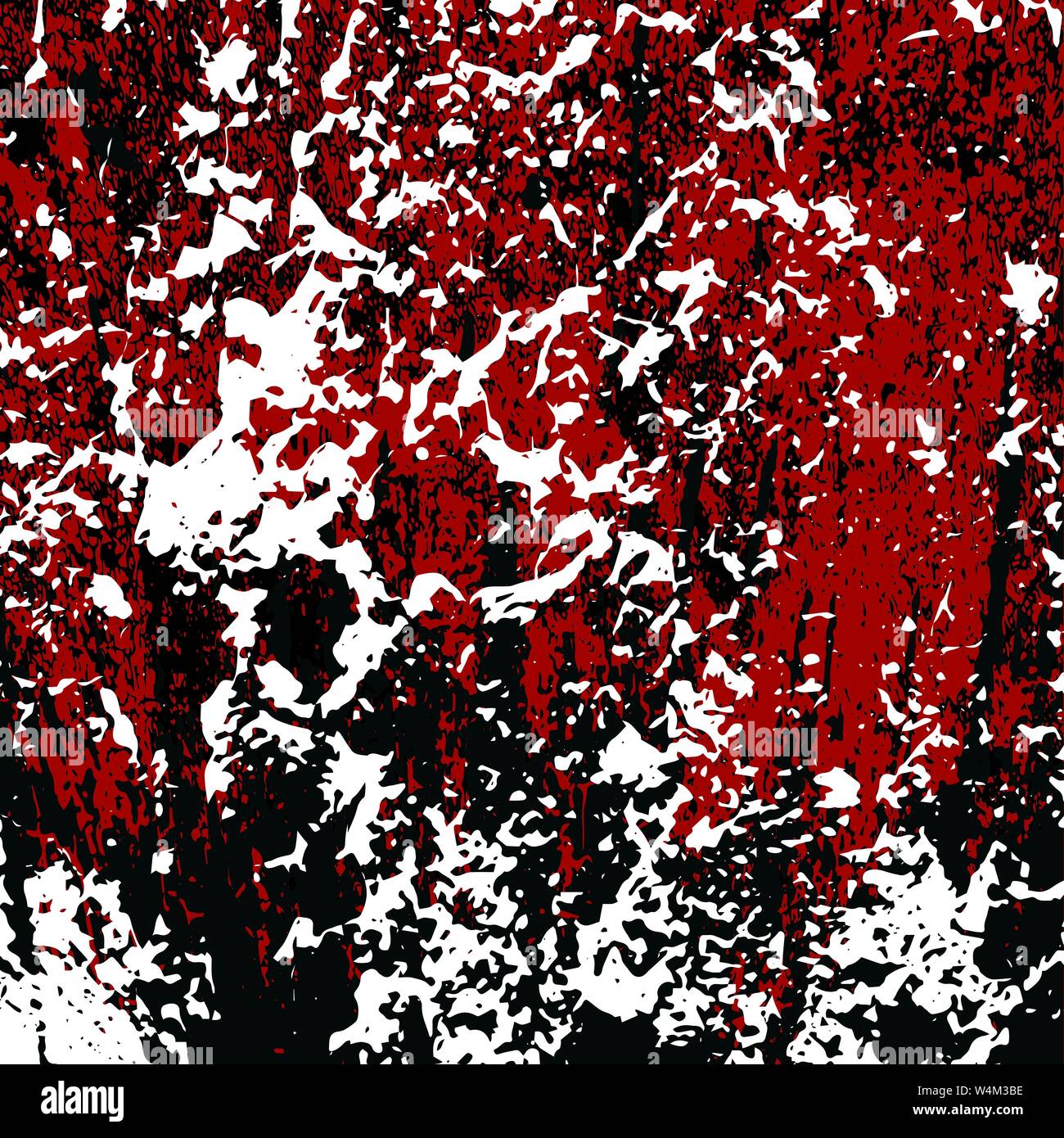 colored graffiti stains on a black background grunge texture Stock Vector