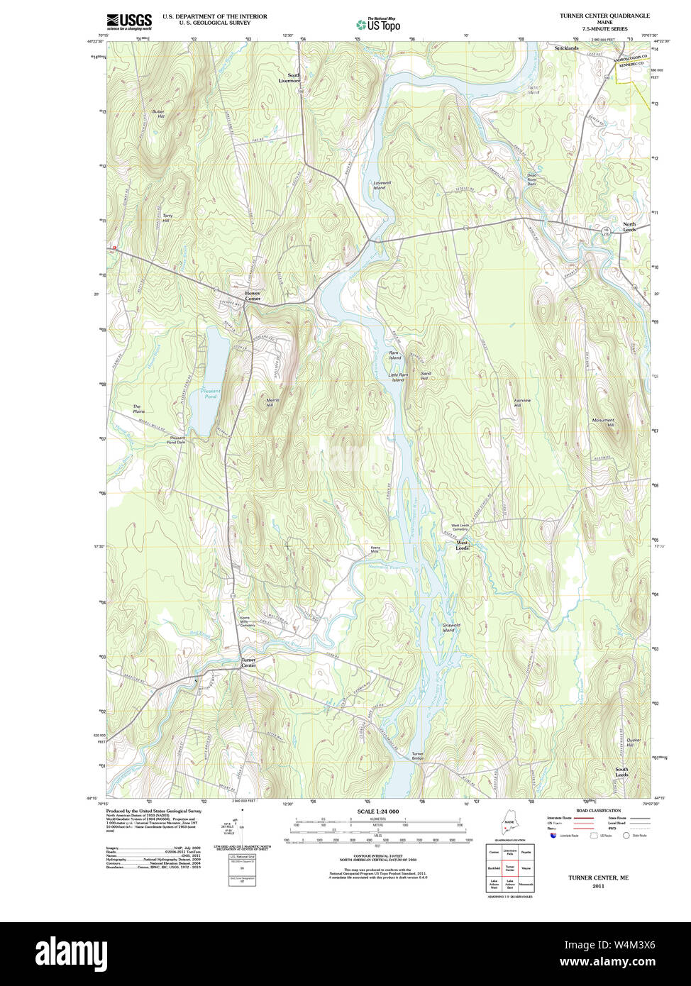 Maine Usgs Historical Map Turner Center 20110829 Tm Restoration W4M3X6 