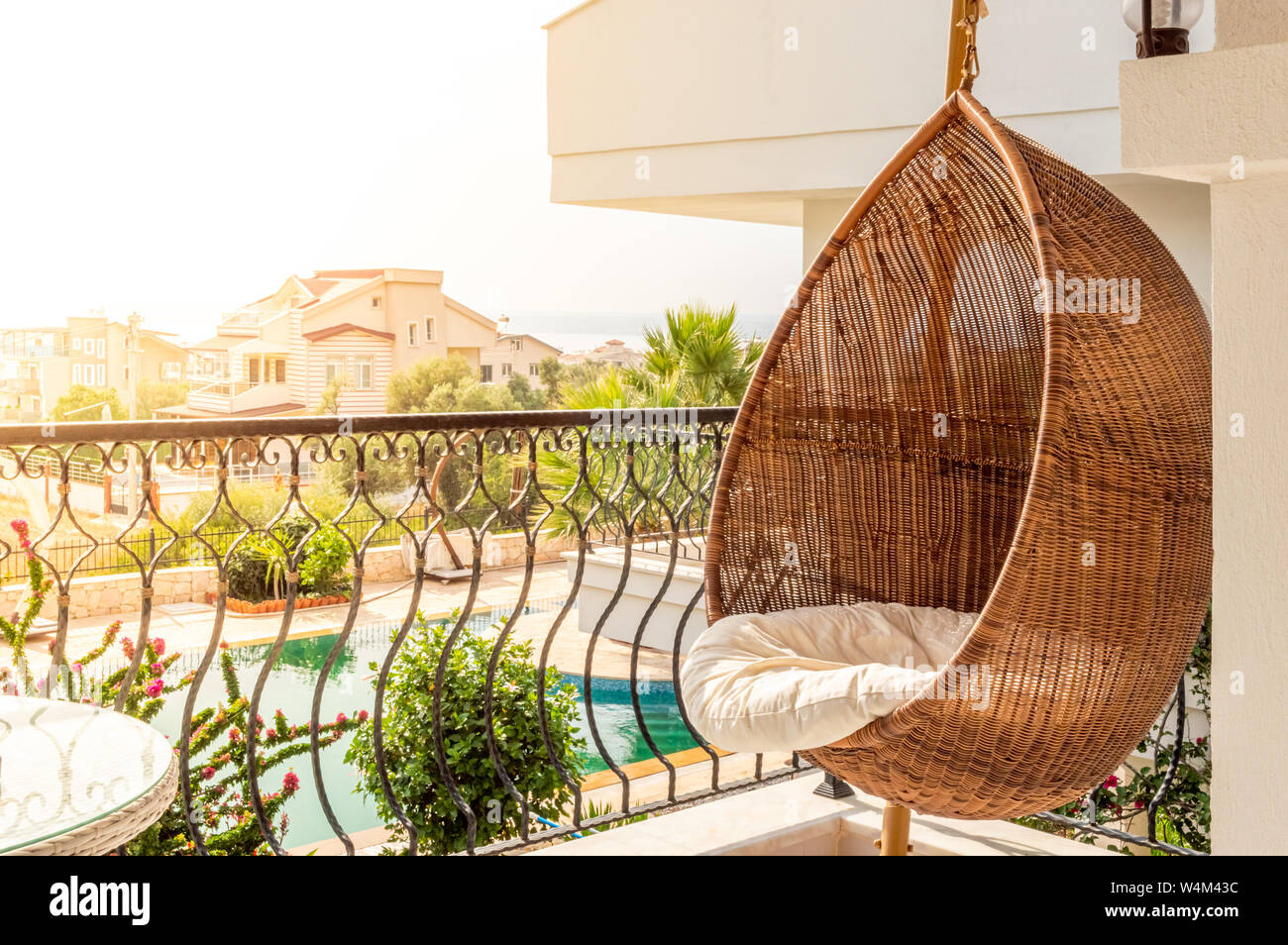 Hanging chair in balcony new arrivals