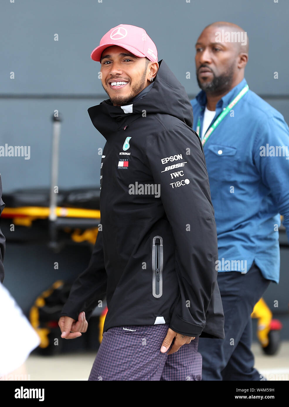 Mercedes driver Lewis Hamilton Stock Photo - Alamy