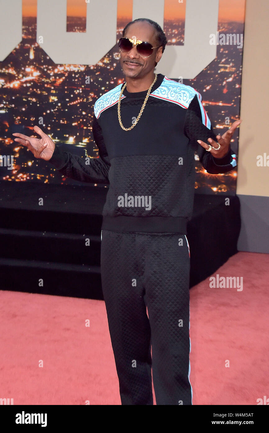 Snoop Dogg at the premiere of the feature film 'Once Upon a Time ... in Hollywood' at the TCL Chinese Theater. Los Angeles, 22.07.2019 | usage worldwide Stock Photo