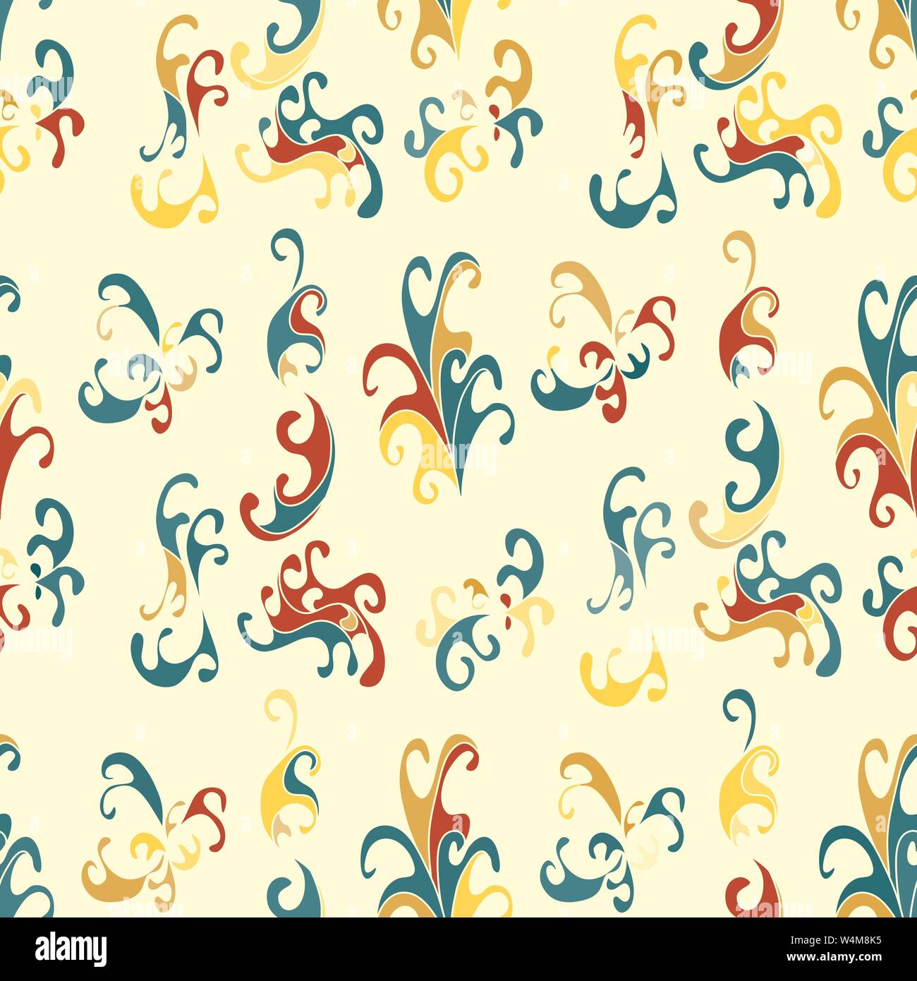 abstract flower pattern Stock Vector Image & Art Alamy