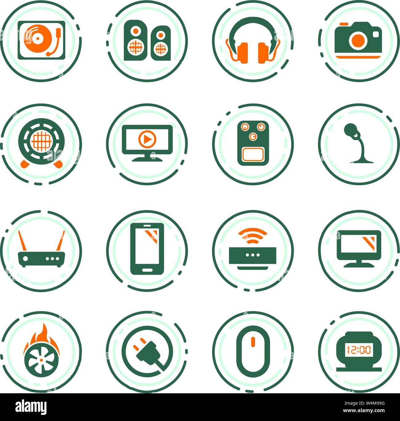 Devices vector icons for user interface design Stock Vector Image & Art ...
