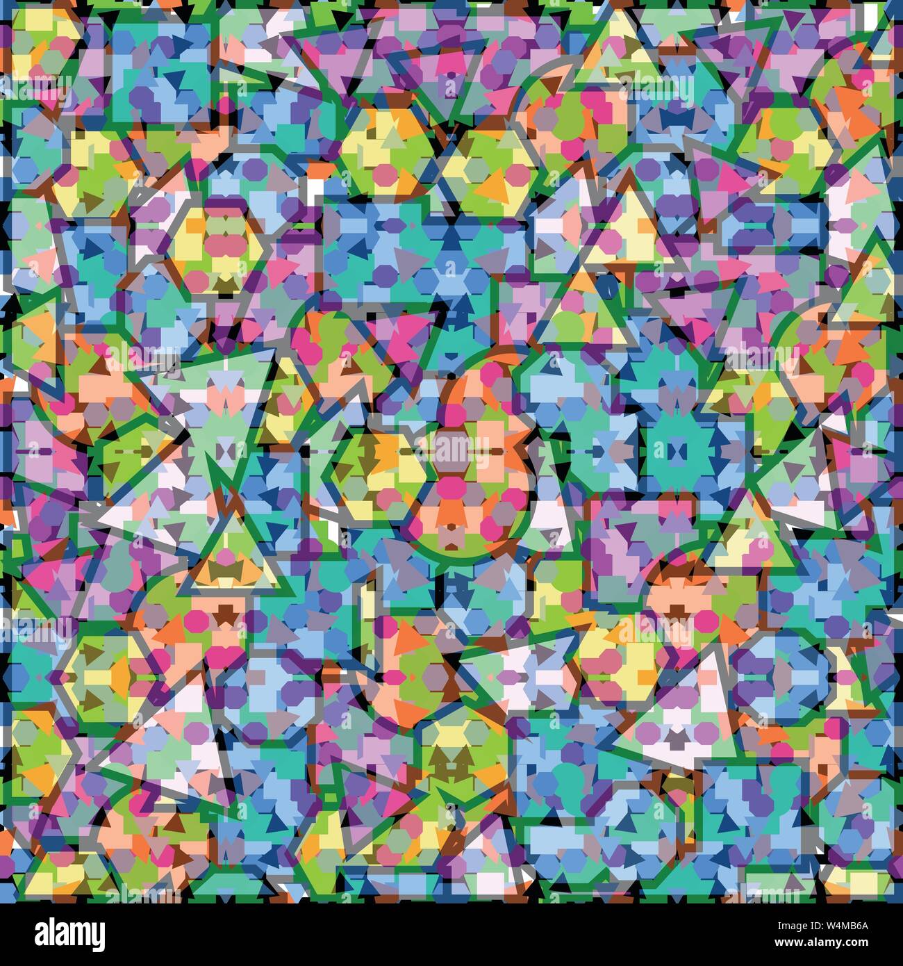 colored geometric background Stock Vector