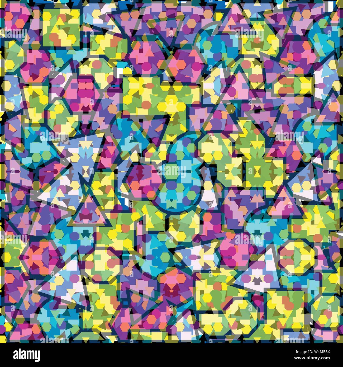 colored geometric background Stock Vector