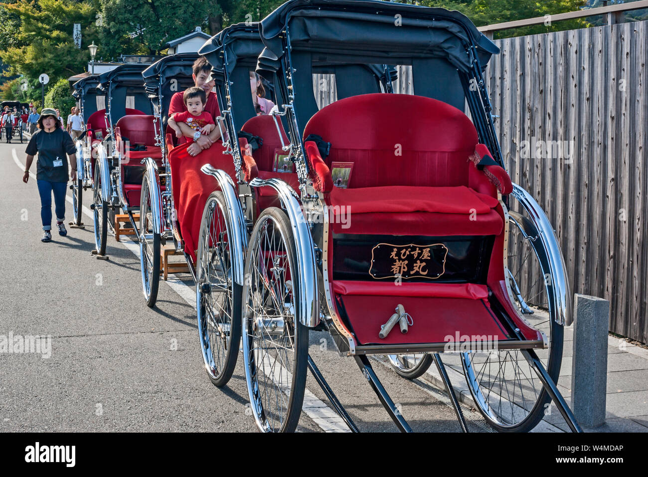 Rickshaw ride in arashiyama hi-res stock photography and images - Alamy