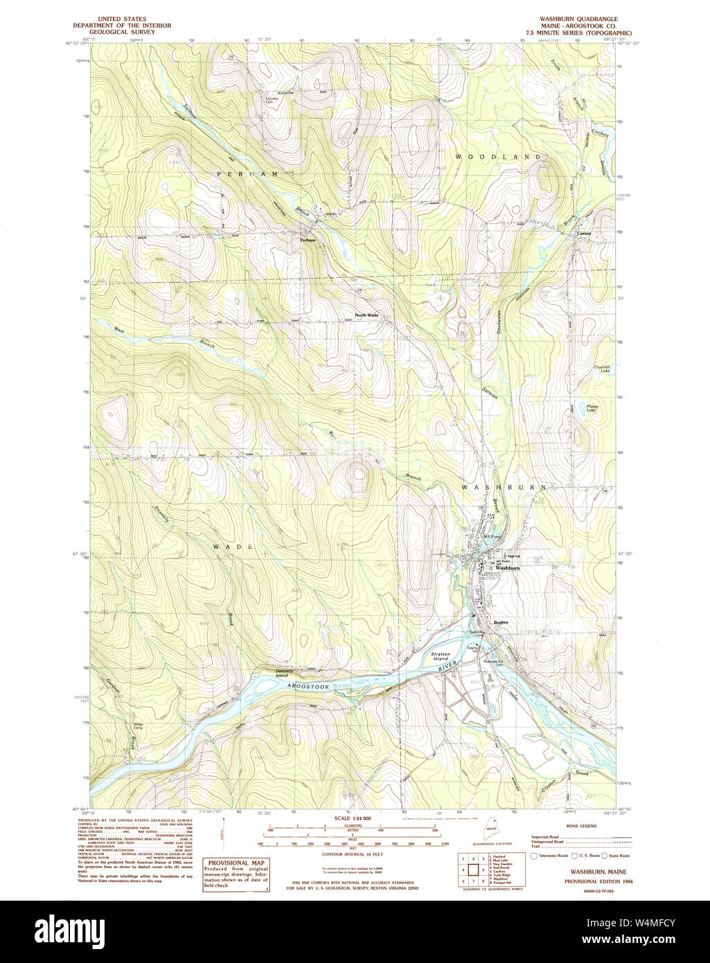 Map of washburn hires stock photography and images Alamy
