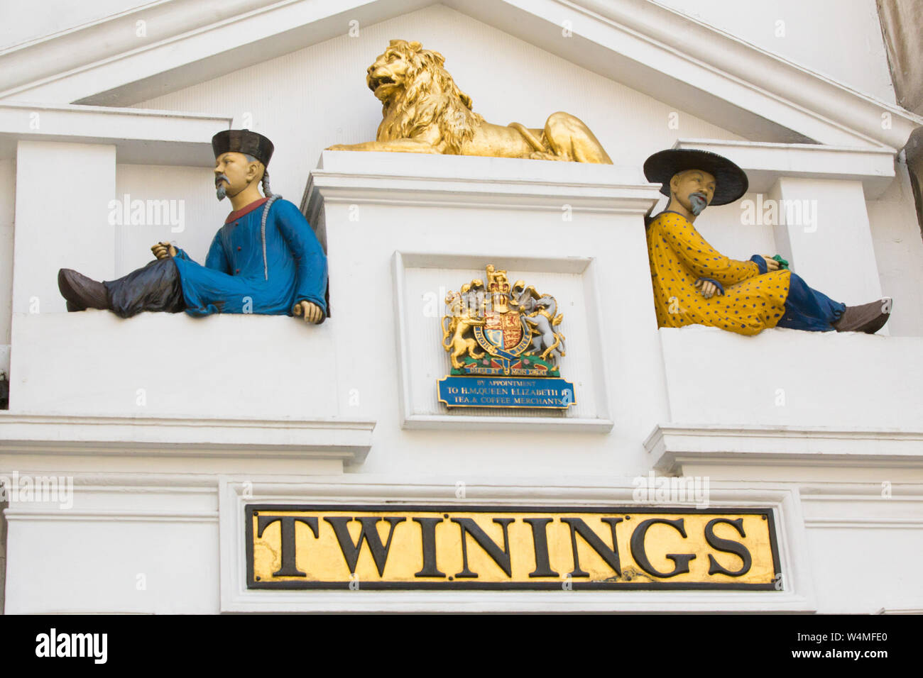 Twinings historic building Tea and coffee emporium in old coffeehouse