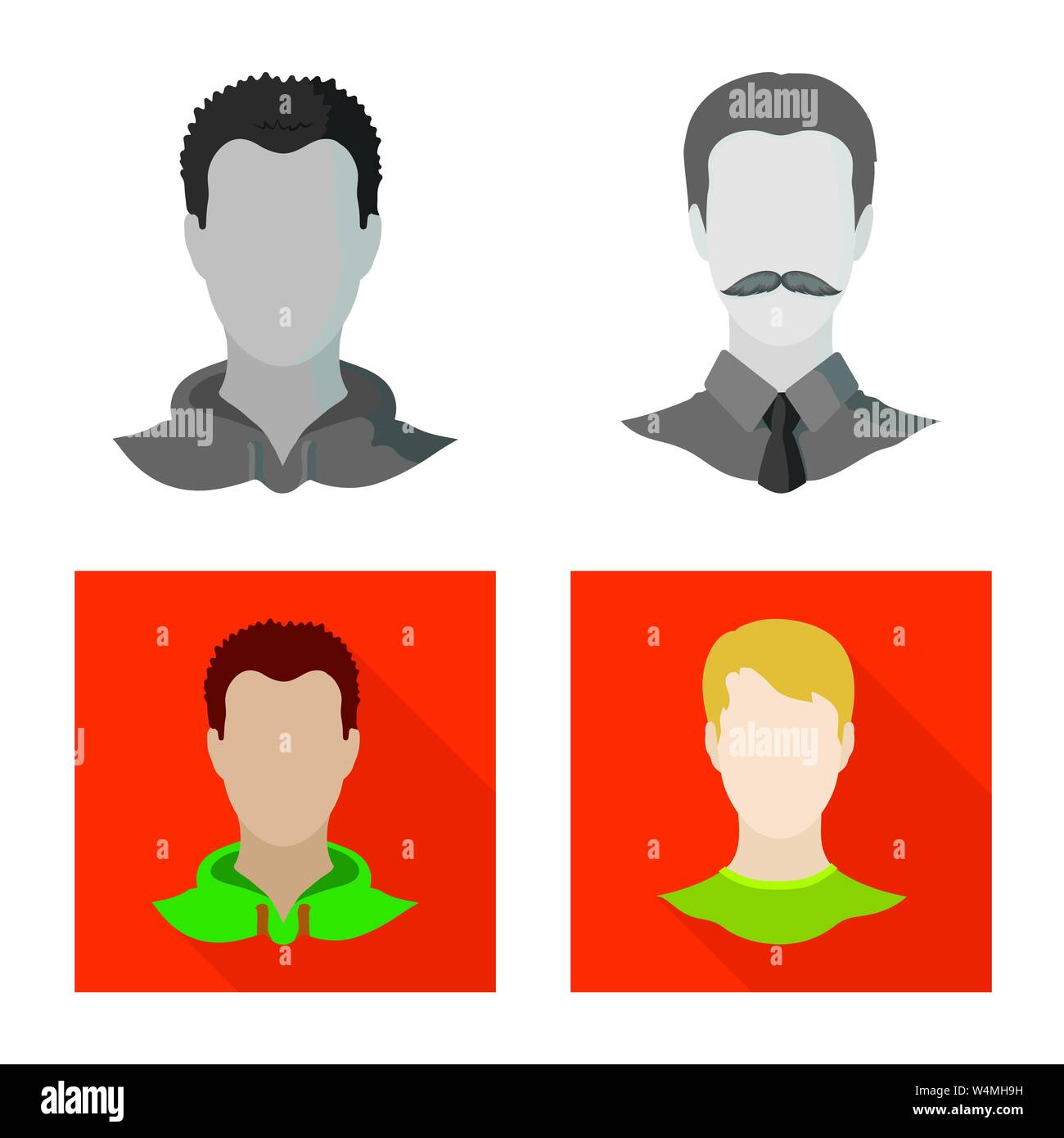 Vector design of professional and photo sign. Set of professional and ...
