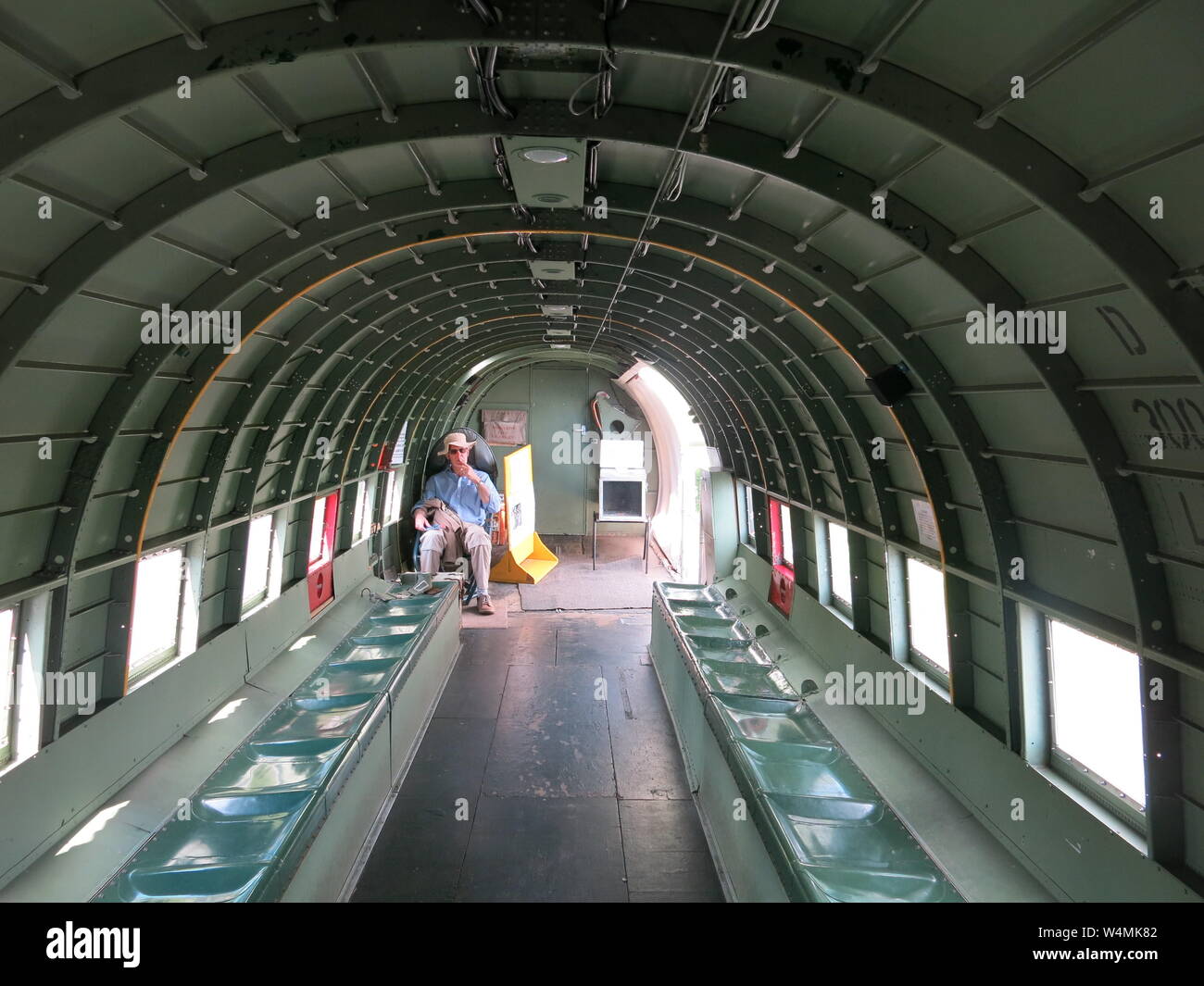 Interior View Of The Bench Seating In The Famous Douglas Dc3