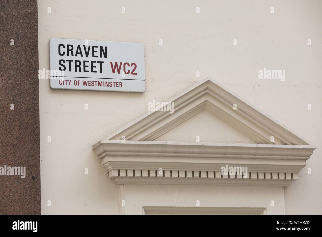 Craven Street Stock Photo