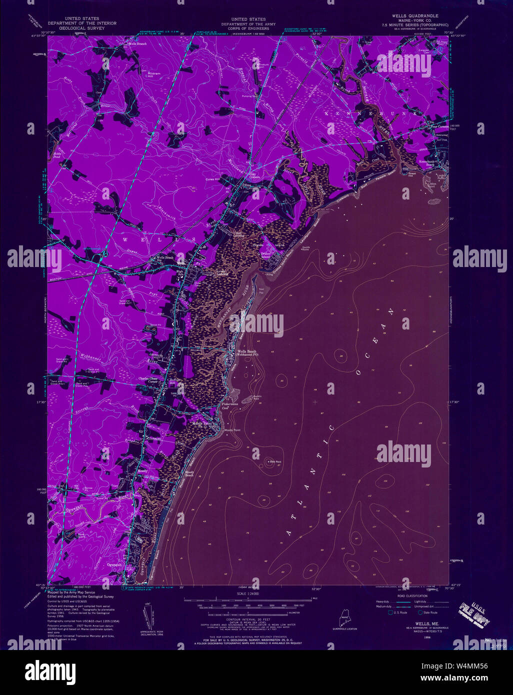 Map Of Wells Maine Hi-res Stock Photography And Images - Alamy