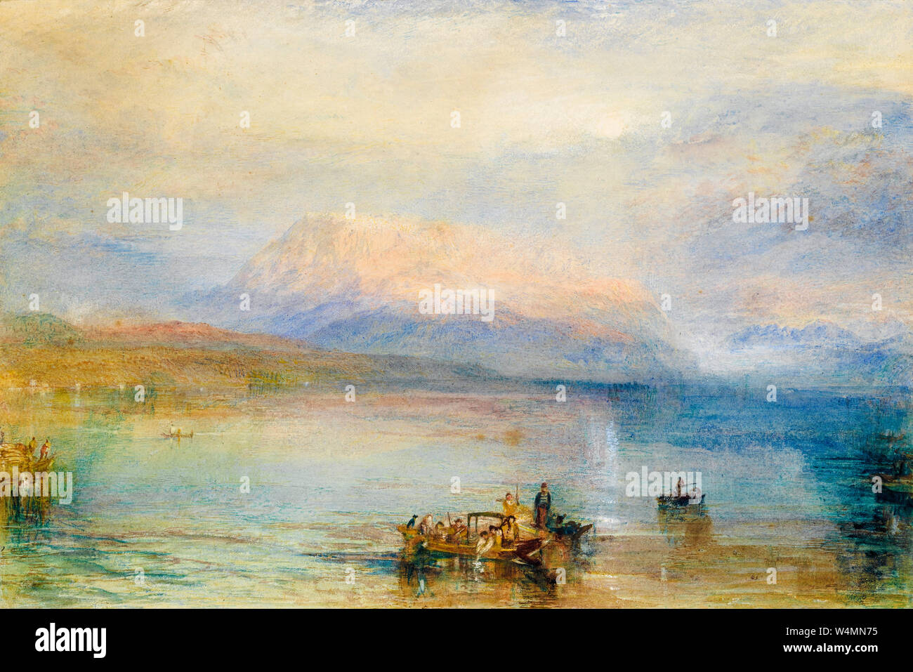 JMW Turner, The Red Rigi, painting, 1842 Stock Photo