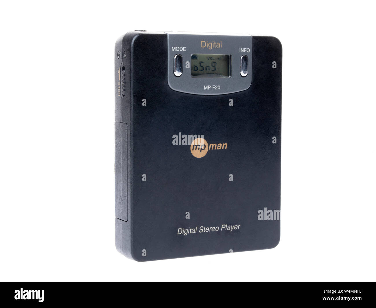 MPMan MP-F20 MP3 player "The world's first MP3 player in your pocket"  produced by South Korean company SaeHan Information Systems 1998 Stock  Photo - Alamy