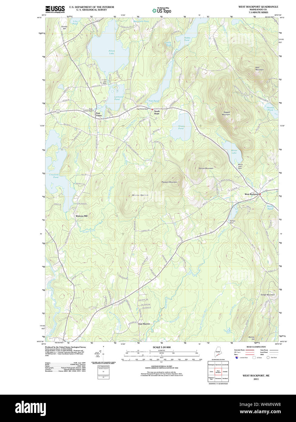 Maine USGS Historical Map West Rockport 20110906 TM Restoration Stock