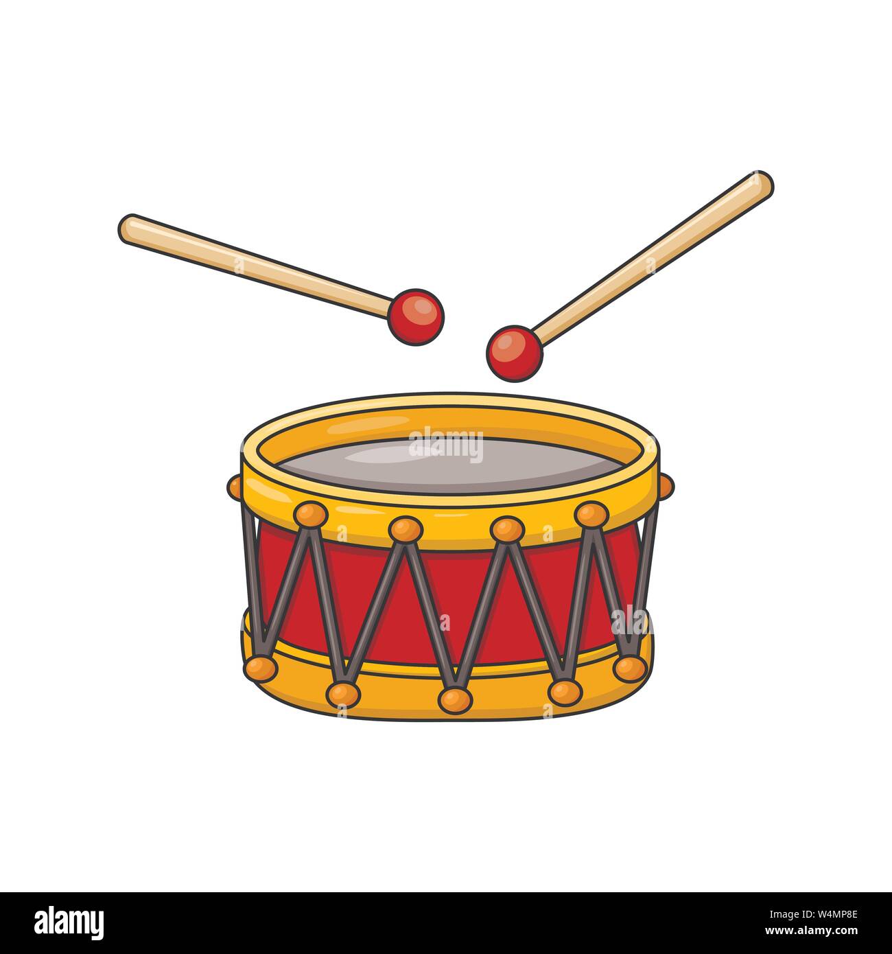 Cartoon drum hi-res stock photography and images - Alamy