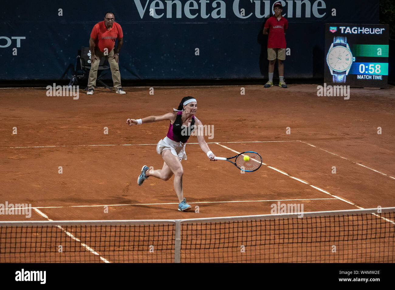 Ekaterine Gorgodze during a match of 30° Ladies Open in Palermo. (Photo by Antonio Melita / Pacific Press) Stock Photo