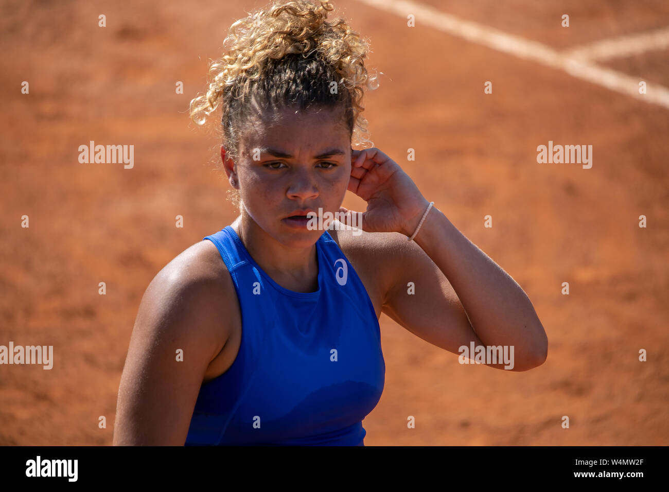 Jasmine Paolini during a match of 30° Ladies Open in Palermo. (Photo by