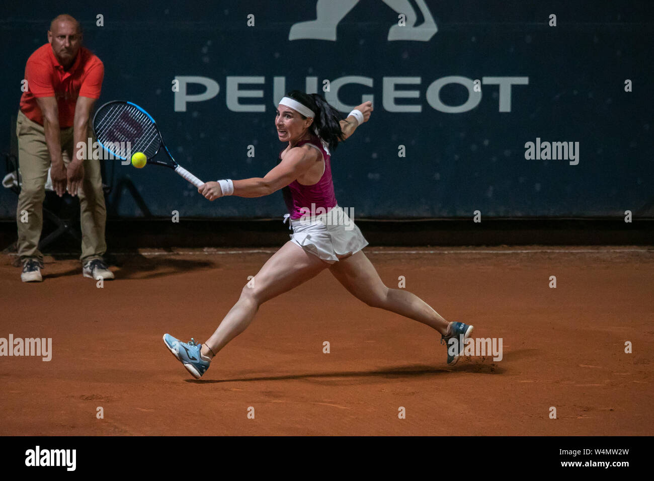 Ekaterine Gorgodze during a match of 30° Ladies Open in Palermo. (Photo by Antonio Melita / Pacific Press) Stock Photo