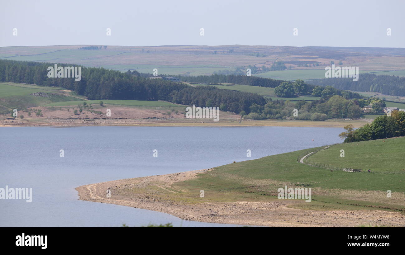 farm near derwent reservoir Stock Photo Alamy