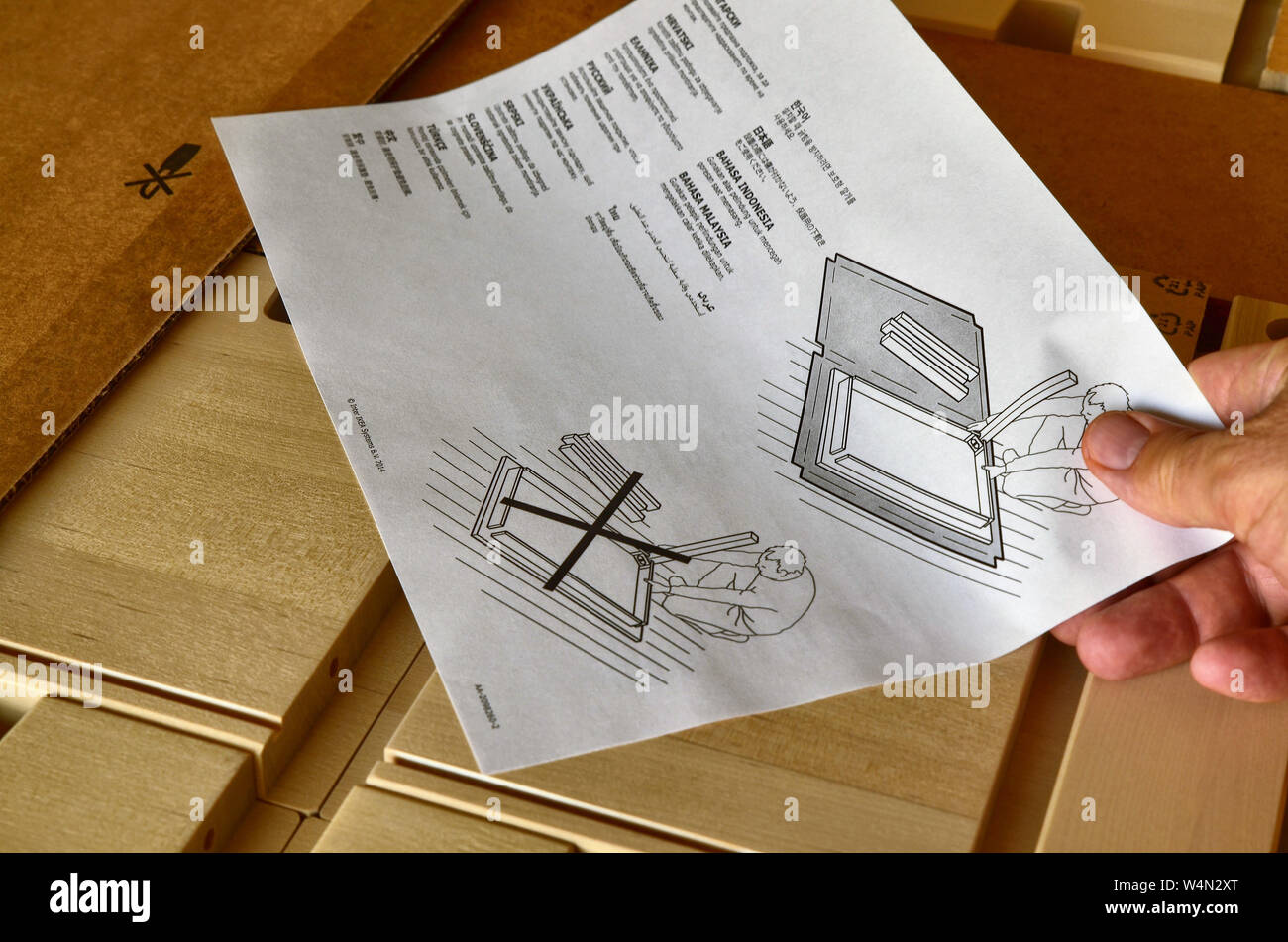 Ikea assembly instructions hires stock photography and images Alamy