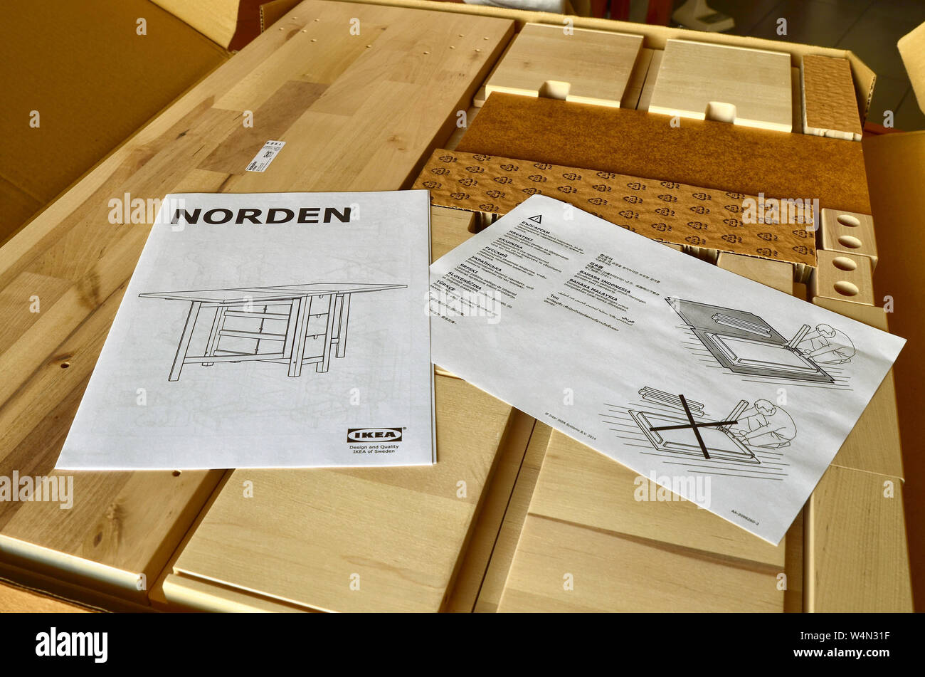 Ikea assembly instructions hires stock photography and images Alamy